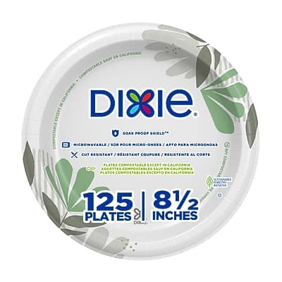 "Dixie - Pathways 8.5"" Paper Plates, 125 Plates/Pack - Multicolored" price history on PriceWatchPro
