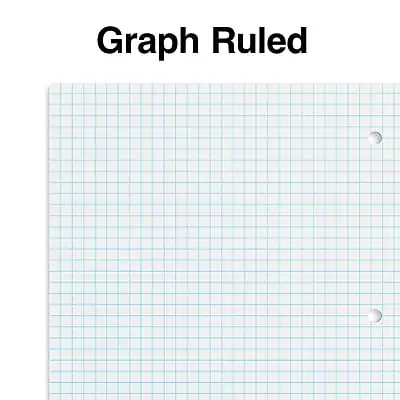 Staples Premium 1 Subject Notebook, 8.5" x 11", Graph Ruled, 100 Sheets ...