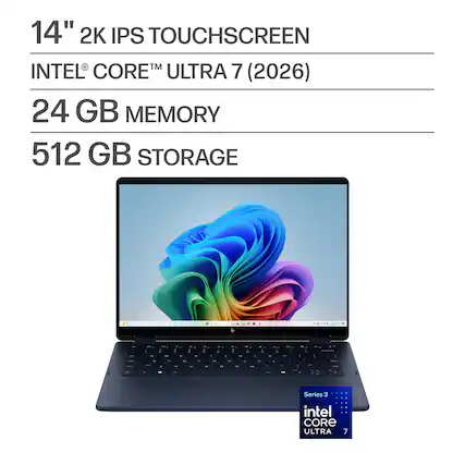 14" 2K IPS TOUCHSCREEN
INTEL® CORE™ ULTRA 7 (2026)
24 GB MEMORY
512 GB STORAGE
Series 3
intel CORE ULTRA 7