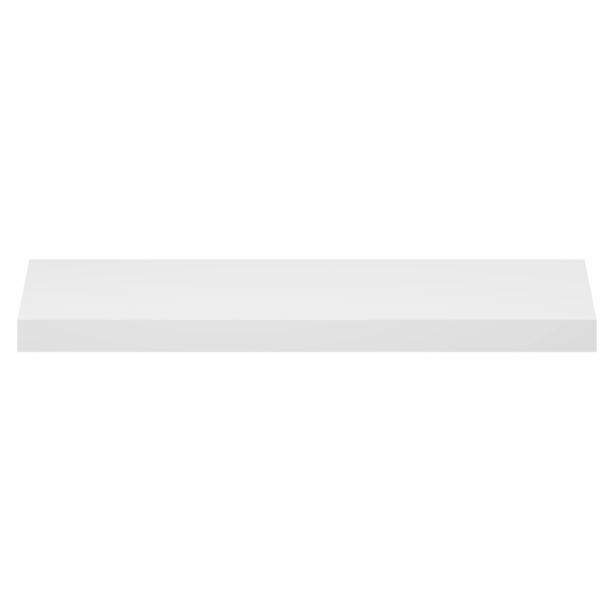 Alt View 4. Furinno - TANNA Floating Shelves for Wall, Thick Shelf 9 x 35 Wall Shelf, Wall Mounted Floating Shelf with Invisible Brackets - White.