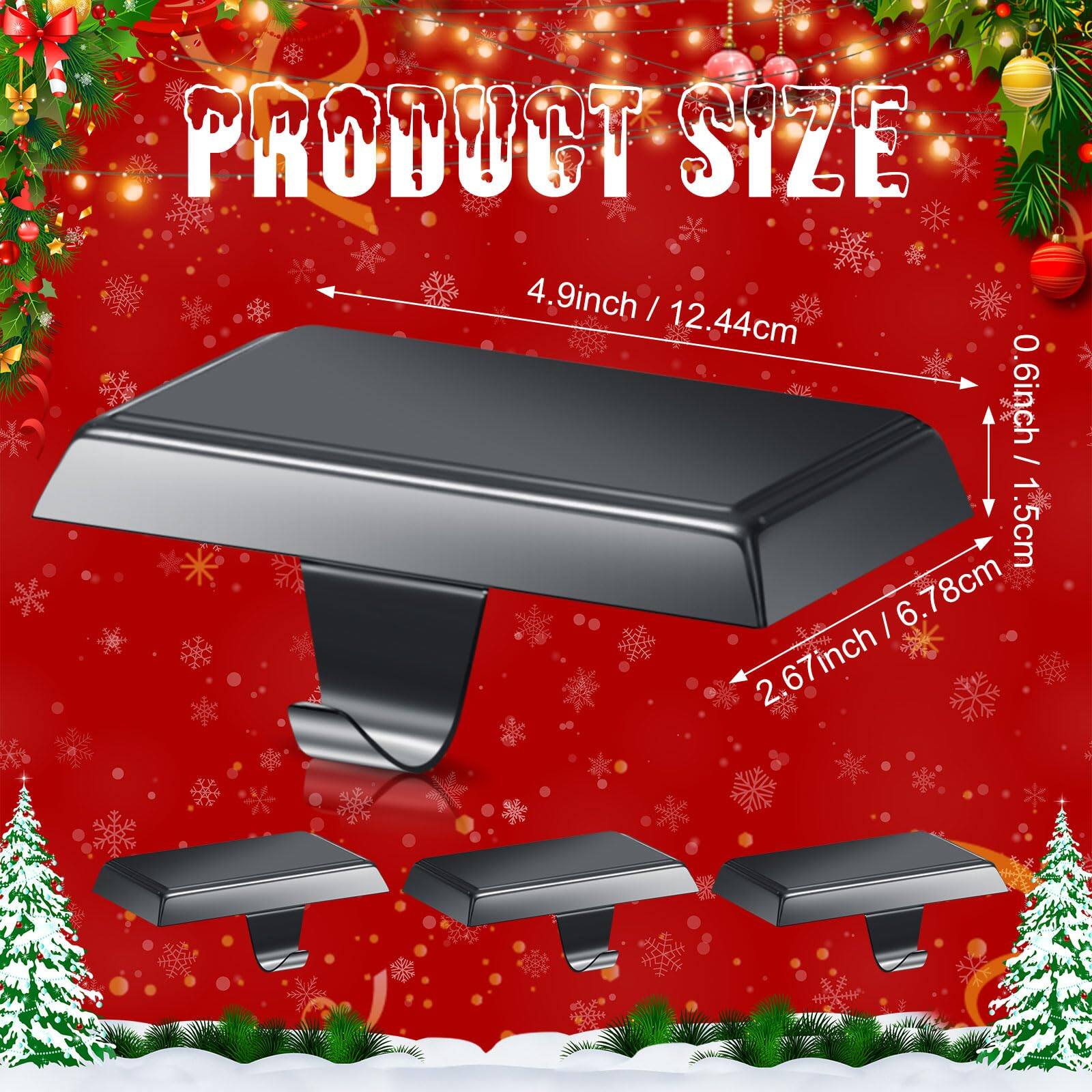 PRODUCT SIZE  
4.9inch / 12.44cm  
0.6inch / 1.5cm  
2.67inch / 6.78cm