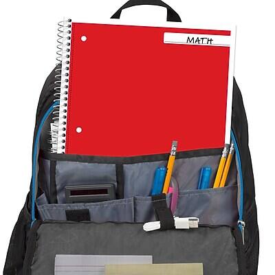 Alt View 4. Mead - 1-Subject Notebooks, 8" x 10.5", College Ruled, 70 Sheets - Assorted.