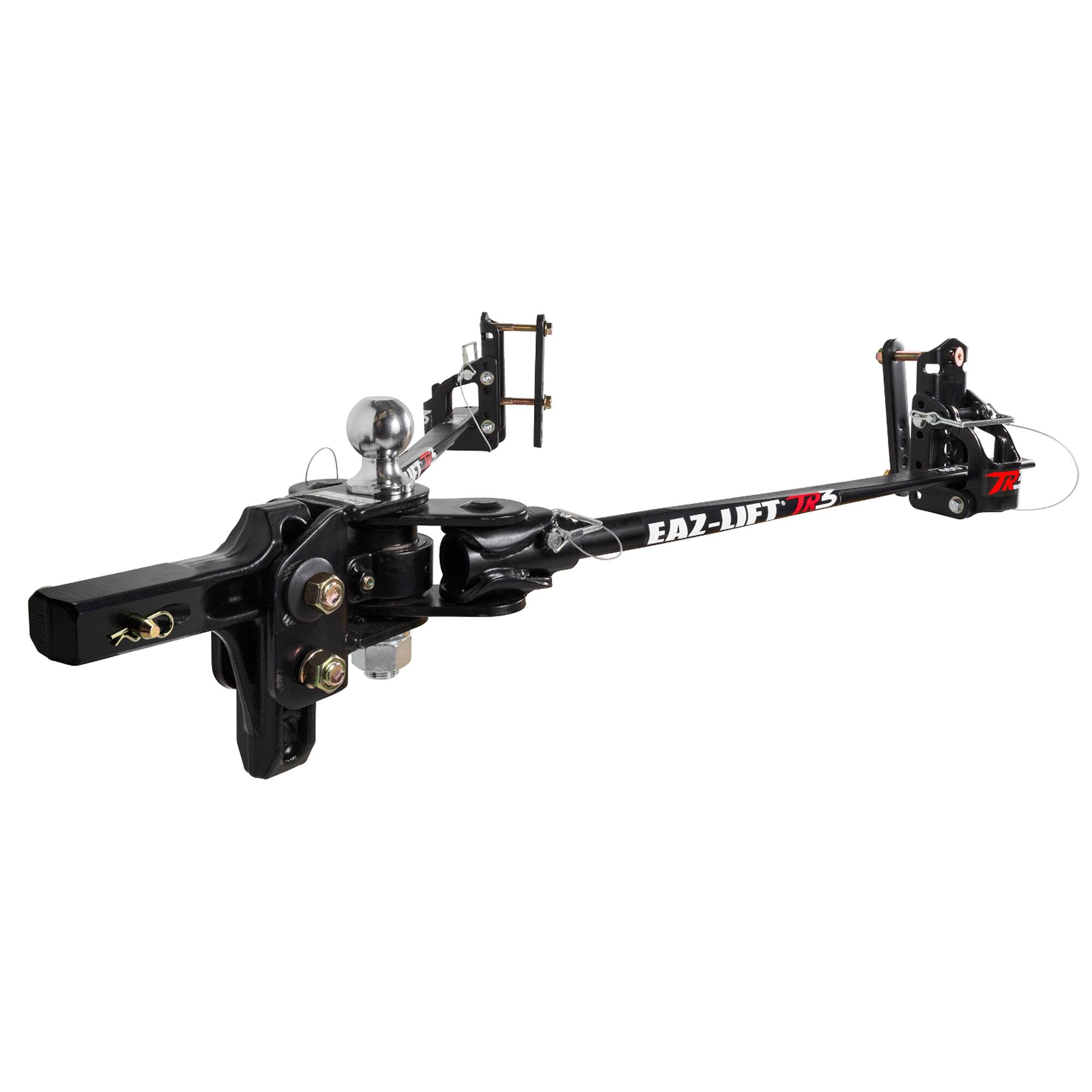Alt View 6. Camco - Camco Eaz-Lift TR3 400Lb Weight Distribution Hitch Kit with Sway Control, 48903 - Black.