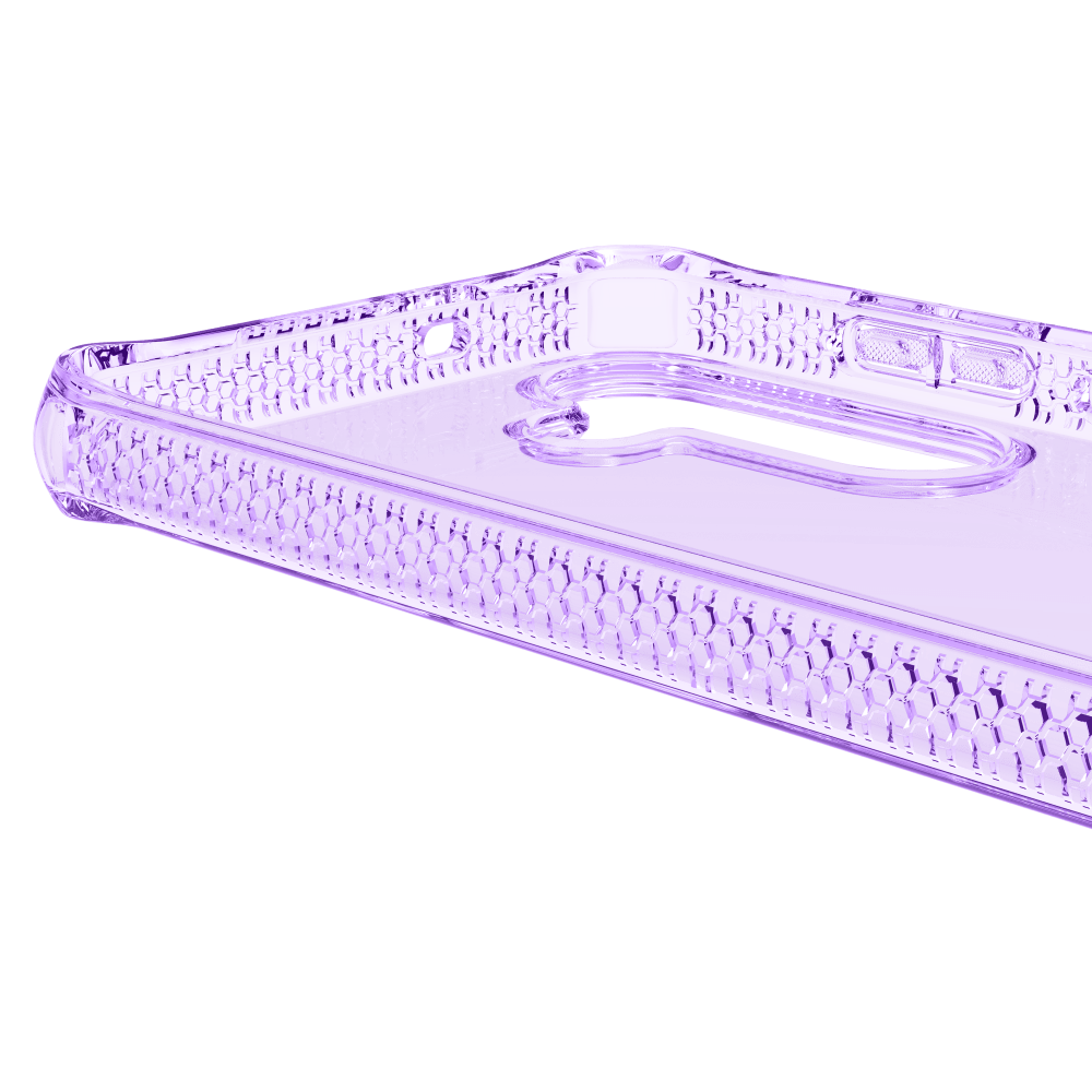 Alt View 6. Itskins - SPECTRUM R // CLEAR Case for Samsung Galaxy S25 FE - Purple.
