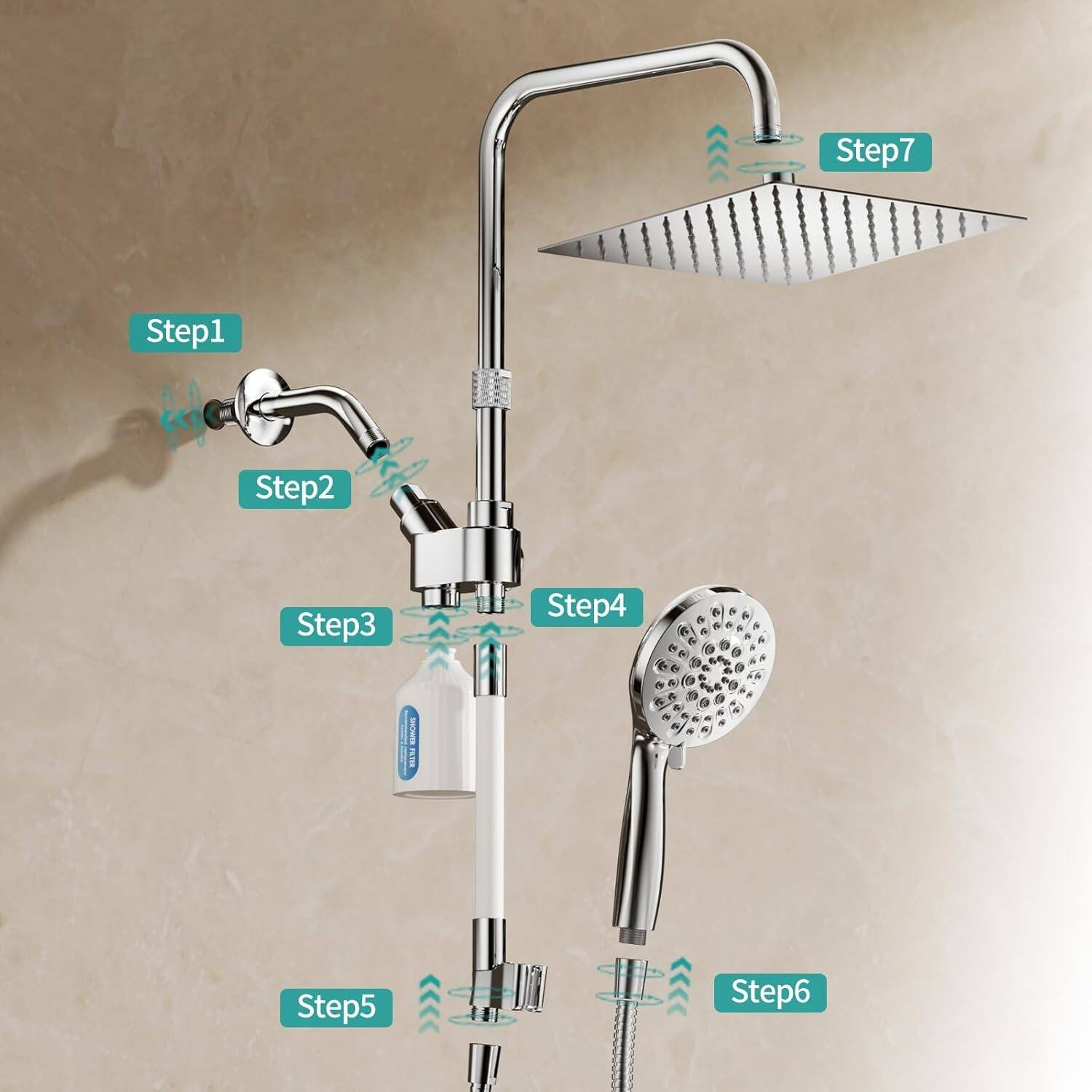 Step 1  
Step 2  
Step 3  
Step 4  
Step 5  
Step 6  
Step 7