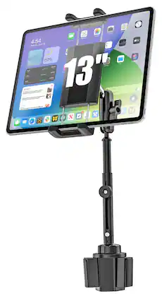 METALTON - Ipad Cup Holder Car Mount Heavy Duty Metal Long Arm Tablet For Truck Compatible With 4 7 Pro Air Mini Galax - Default