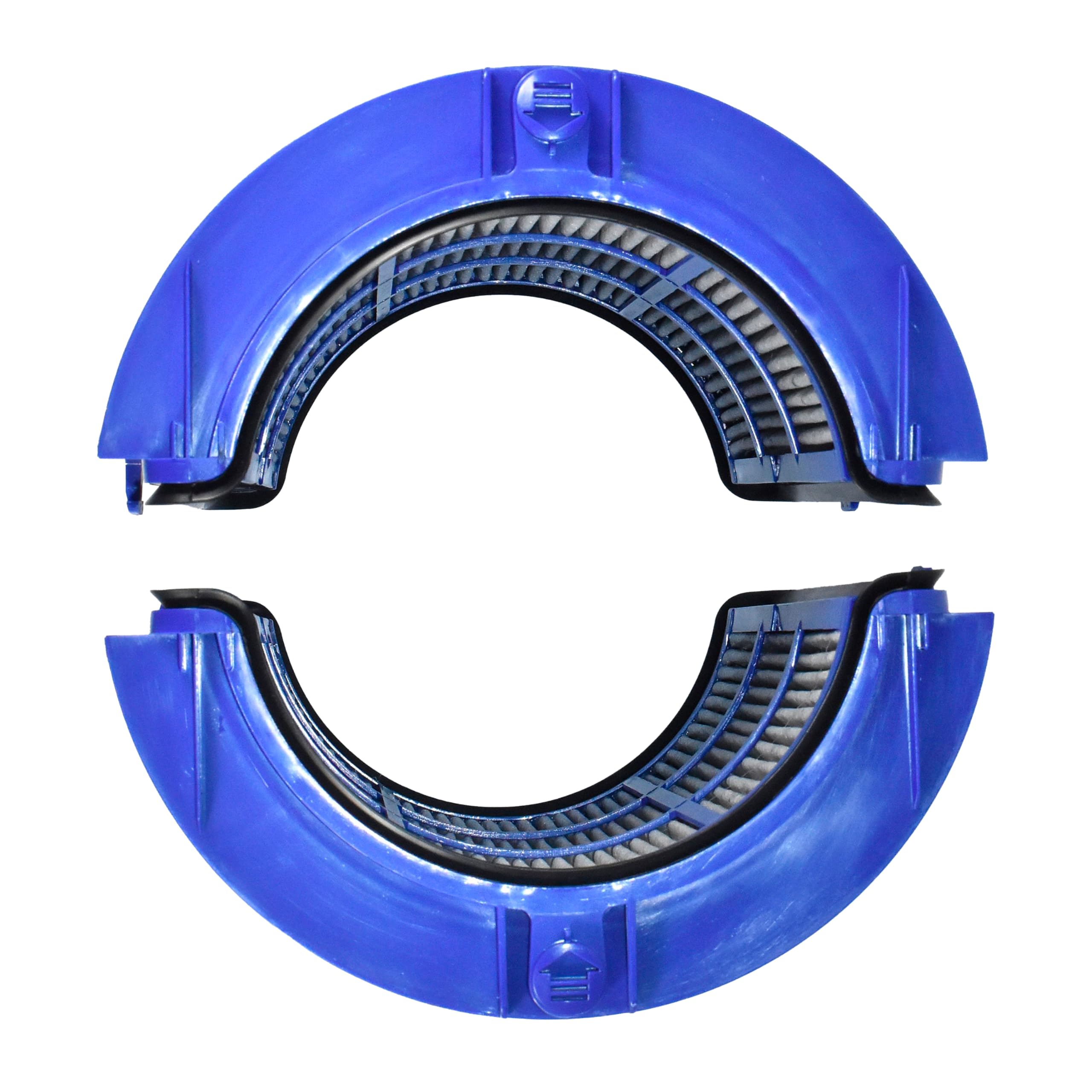 Alt View 4. HQRP - 360 Combi Glass H13 True HEPA Carbon Filter for Dyson TP06 HP06 PH01 PH02 PH03 PH04.