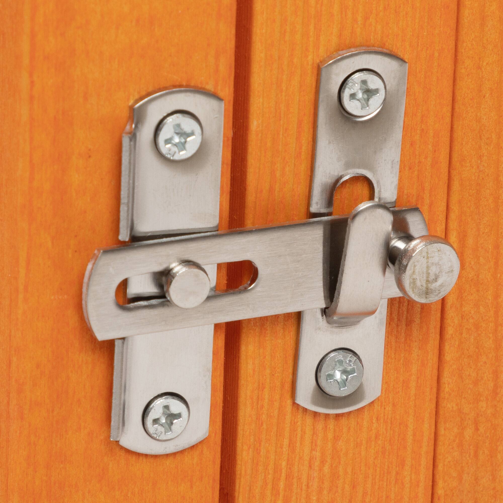 Alt View 1. Boyel Living - Orange Folding Rabbit Hutch with Lockable Doors and Ground Stakes with Chinese FirandGalvanized Wire Mesh - Orange.