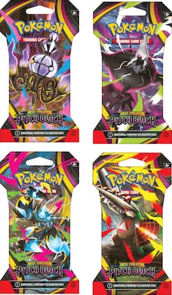 Pokémon - Mega Evolution— Pitch Black Sleeved Booster - Styles May Vary