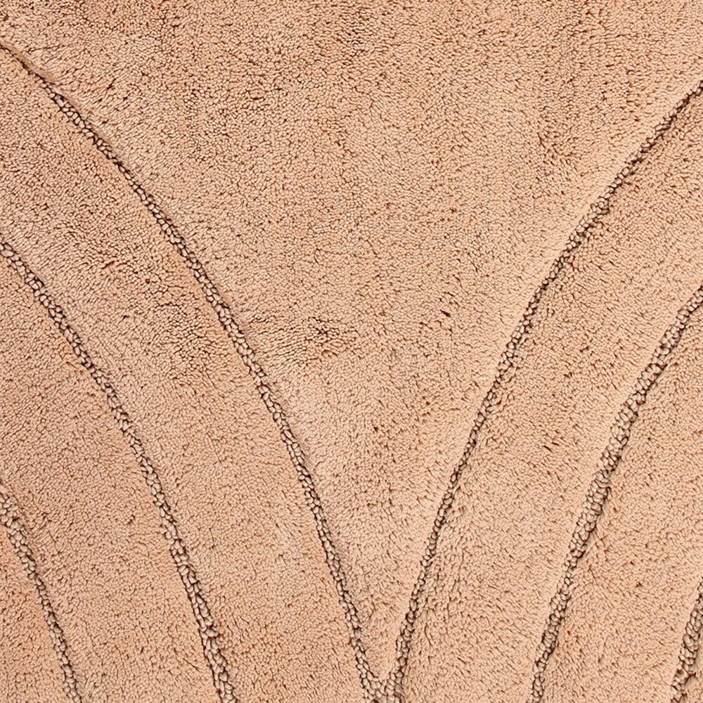 Left. Knightsbridge - Knightsbridge Diamond Pattern Non-Skid Bath Rug - 21" x 34" - Sage.