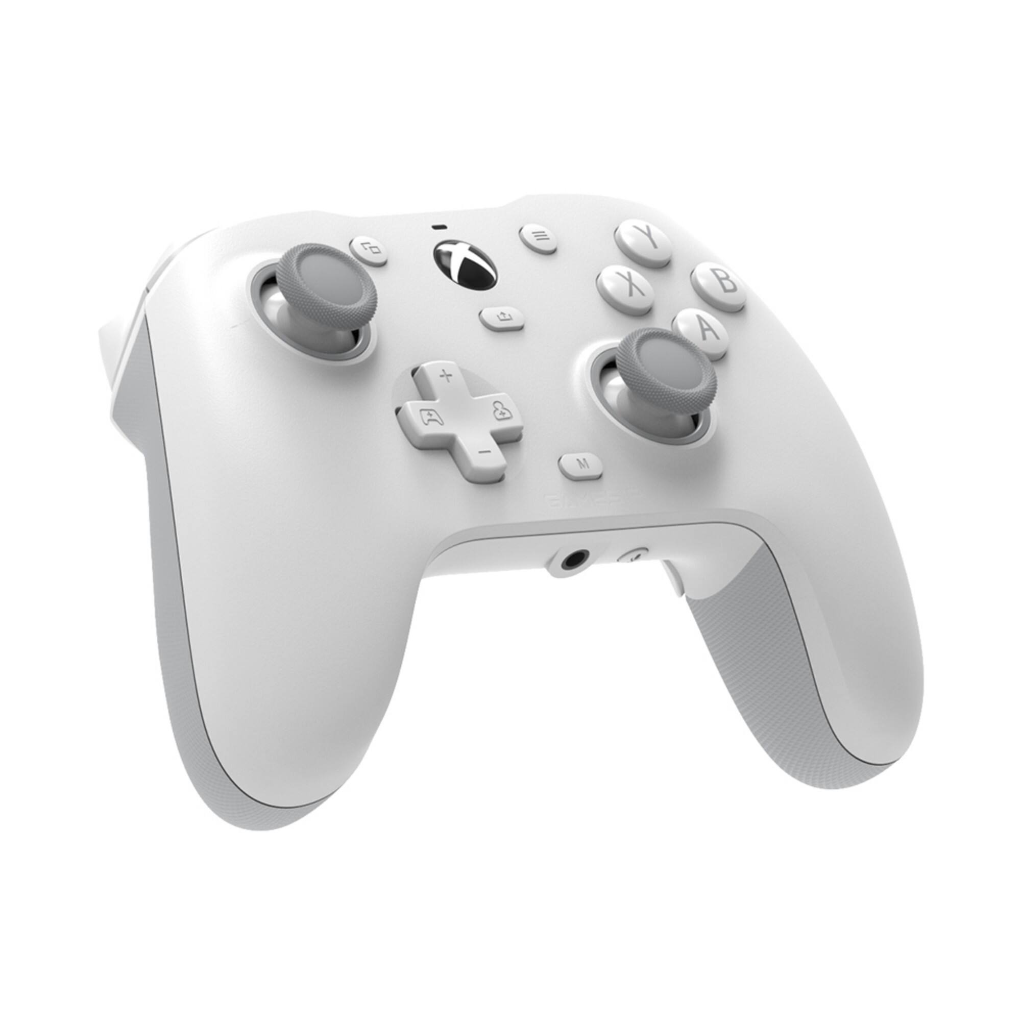 Angle. GameSir - G7 HE Wired Controller,  Xbox Series X|S, Xbox One, Windows 10|11, PC, Video Game Controller with Hall Effect Sticks - White.
