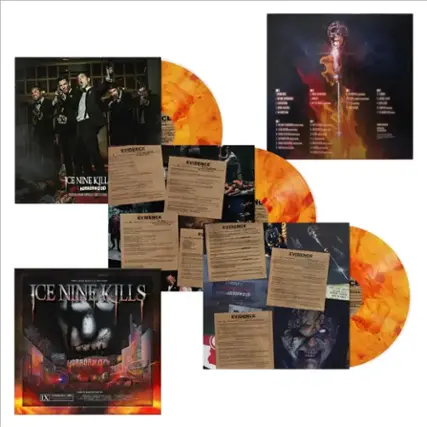Front. Welcome To Horrorwood: Under Fire [Deluxe Edition] [Orange/Red Splatter 3 LP] [LP].