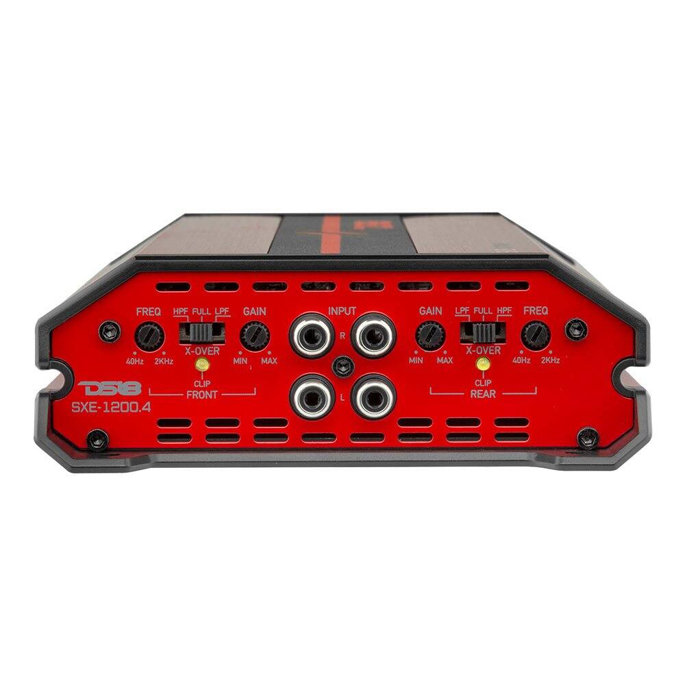 FREQ HPF FULL LPF  
GAIN  
INPUT  
GAIN  
LPF FULL HPF FREQ  
X-OVER 40Hz 2KHz MIN  
MAX  
R  
MIN  
X-OVER MAX 40Hz 2KHz  
D518 SXE-1200.4  
CLIP FRONT  
L  
CLIP REAR
