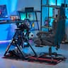 CloudRest Pro - Racing Steering Shifter Sim Racing Wheel Stand Simulator Cockpit Wheel Stand Gaming Stand Wheel Pedals NOT Included - Black