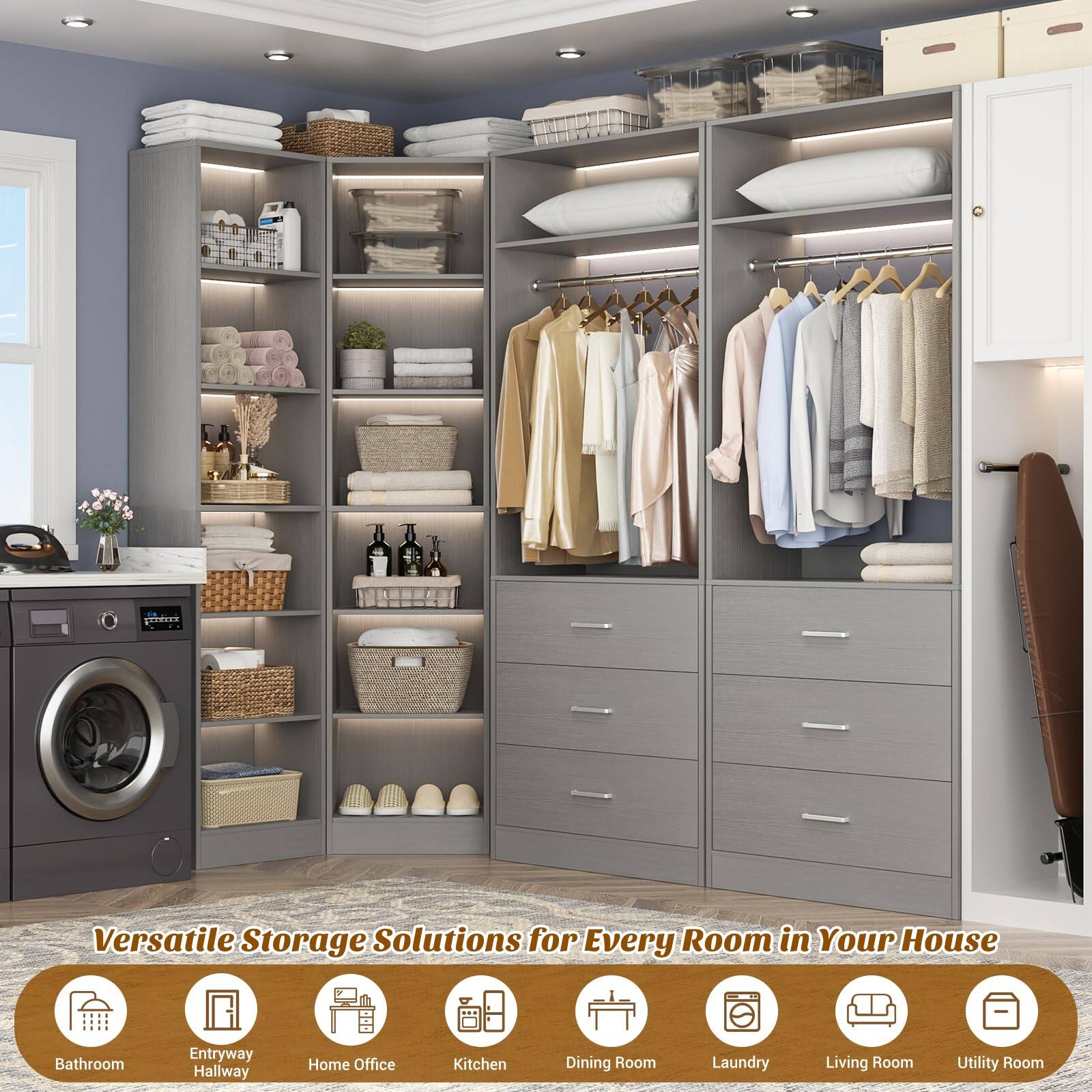 Versatile Storage Solutions for Every Room in Your House - Bathroom, Entryway, Hallway, Home Office, Kitchen, Dining Room, Laundry, Living Room, Utility Room