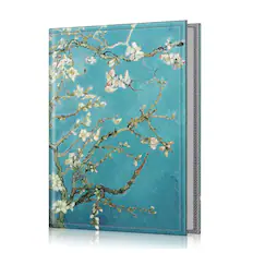 Front. Kitcheniva - Portable Wallet Photo Album Leather Cover 52 Photo Capacity For 4x6 Photo Blossom - Multicolor Blossom.