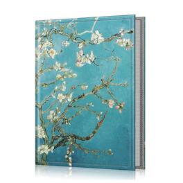 Kitcheniva - Portable Wallet Photo Album Leather Cover 52 Photo Capacity For 4x6 Photo Blossom - Multicolor Blossom