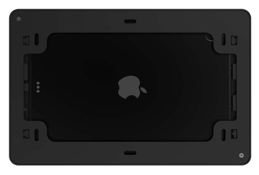 Left. iPort - SURFACE MOUNT - SYSTEM FOR APPLE IPAD AIR 10.9" (5th Gen), IPAD PRO 11" (4th Gen) (Each) - Black.