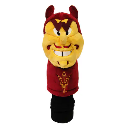 Front. Team Golf - Arizona State Sun Devils Mascot Head Cover - Multicolor.