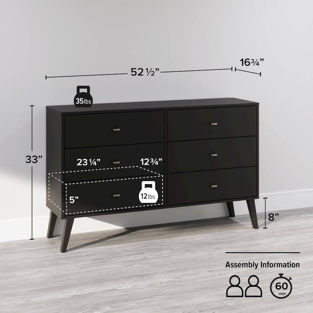 52 1/2" x 16 3/4" x 33"  
23 1/4" x 12 3/4" x 5"  
35 lbs - 12 lbs  
8"  
Assembly Information: 60 min