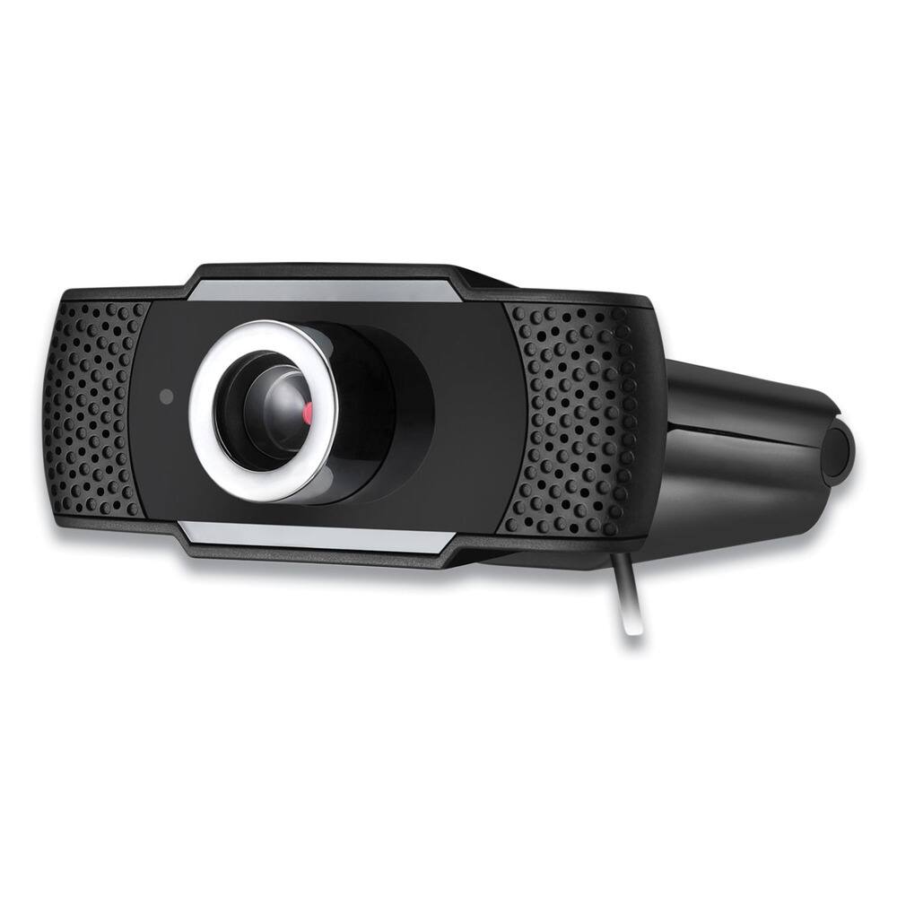 Left. Adesso - Adesso CYBERTRACKH4 CyberTrack H4 2.1 Mpixels 1920 Pixels x 1080 Pixels 1080P HD USB Manual Focus Webcam with Microphone - Black.
