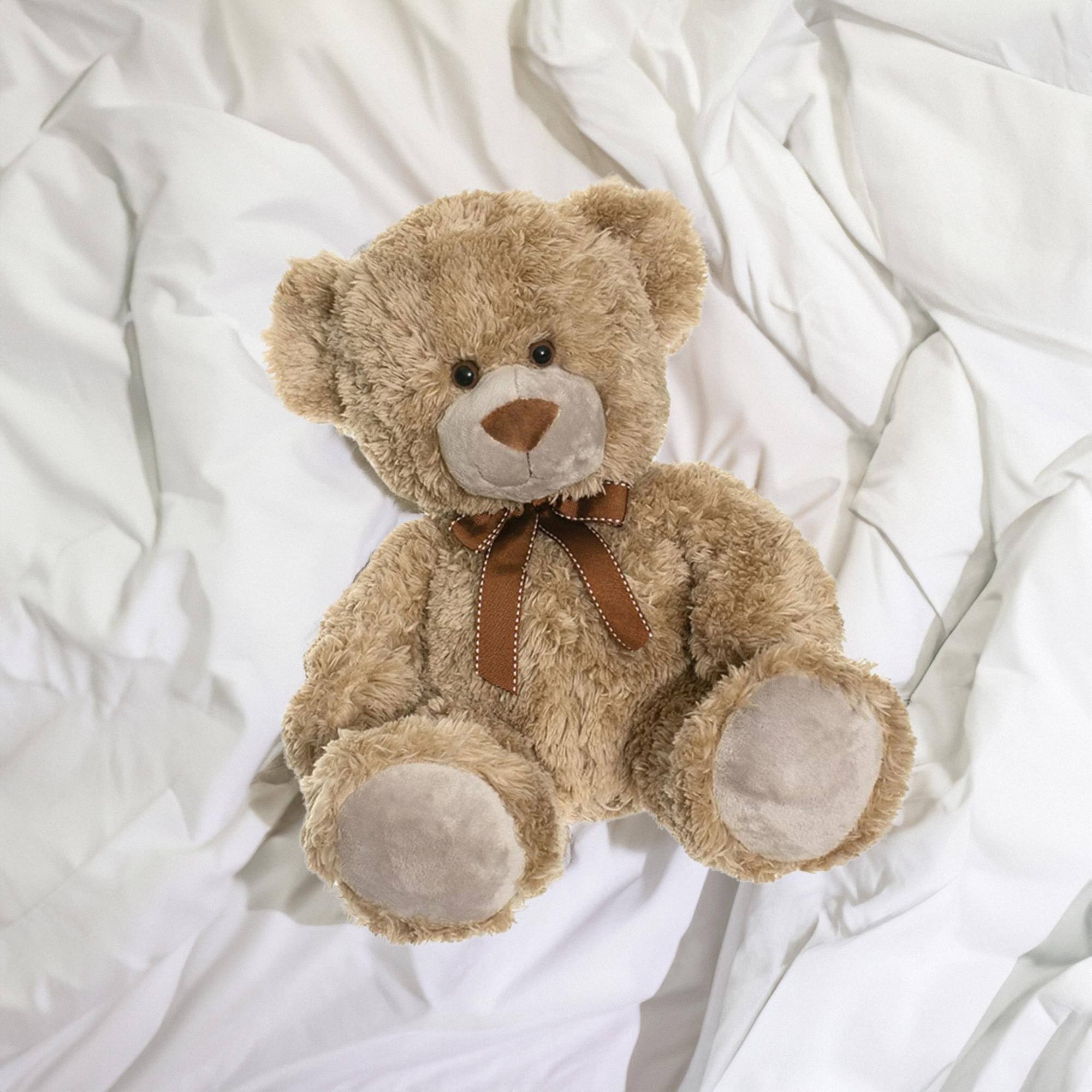 Alt View 1. TriAction Toys - Teddykompaniet 18 Inch Plush | Roger the Bear - Brown.