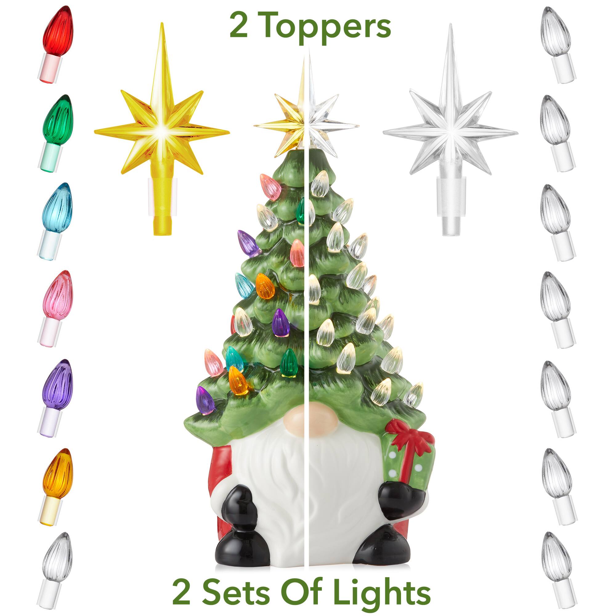 2 Toppers  
2 Sets Of Lights