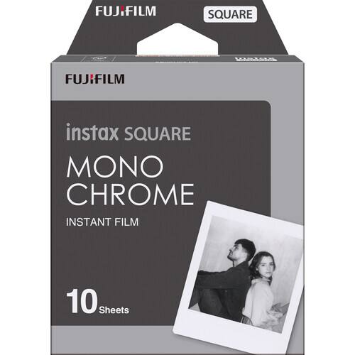 FUJIFILM SQUARE  
FUJIFILM instax SQUARE MONO CHROME  
INSTANT FILM  
10 Sheets