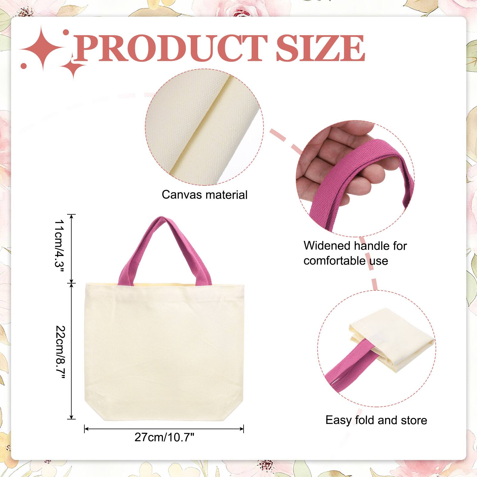 PRODUCT SIZE

11cm/4.3" Canvas material

22cm/8.7" Widened handle for comfortable use

27cm/10.7" Easy fold and store