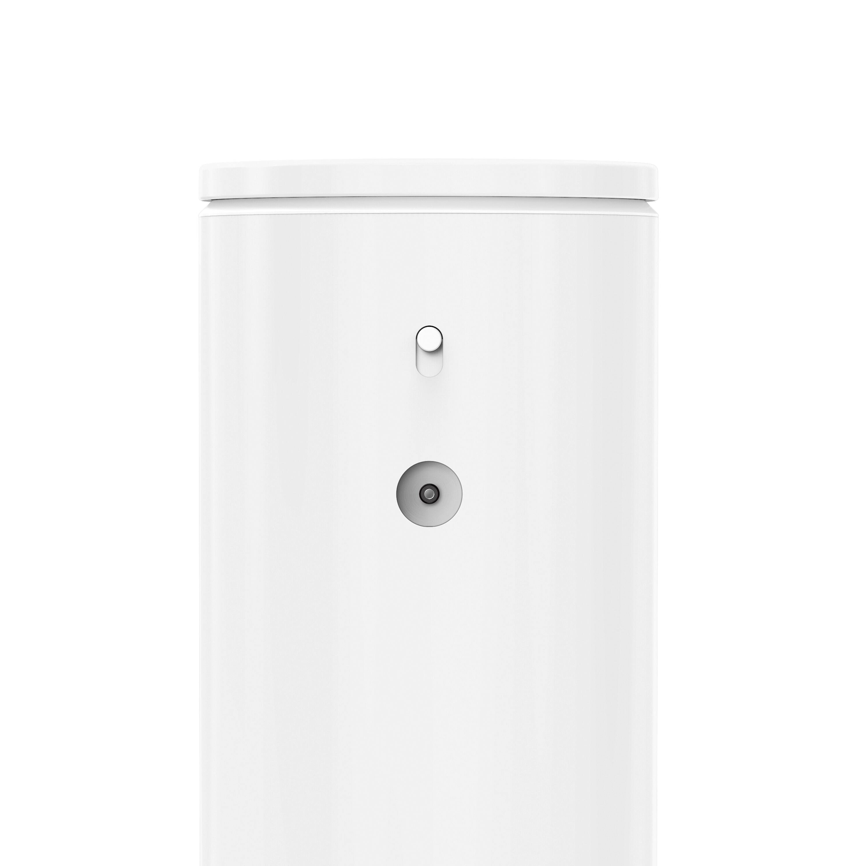 Alt View 4. simplehuman - 9 oz. rechargeable liquid sensor pump, high-grade white steel - White.