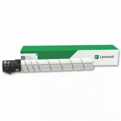 Front. Lexmark - Lexmark Original Laser Toner Cartridge - Cyan - 1 Each - Laser - 1 Each - Cyan.