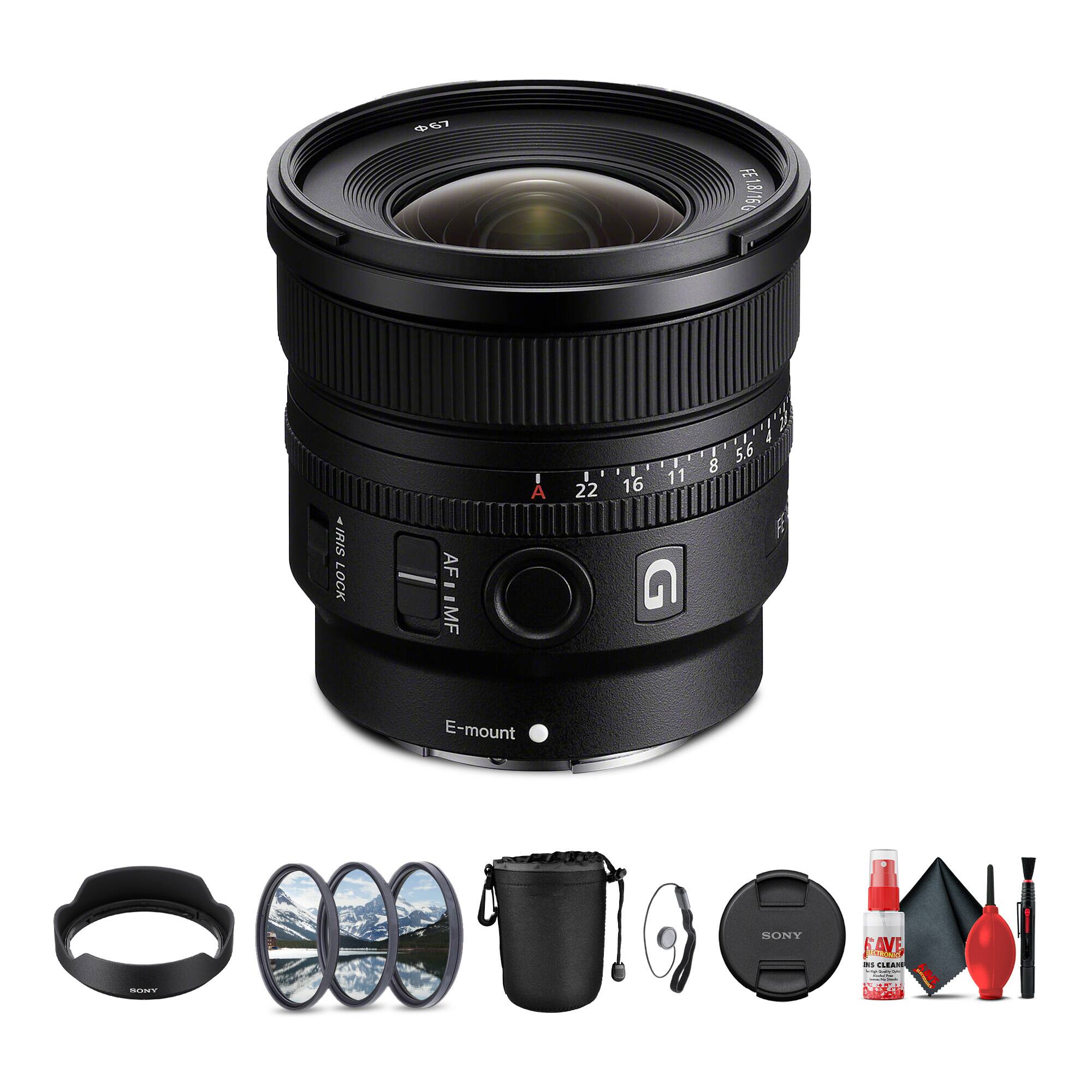 57 t FE1.8/15g SII LOCK AF - MF I A 22 16 11 d 5.6 8 FE E-mount SONY FAVE, -. COEAN - VACL