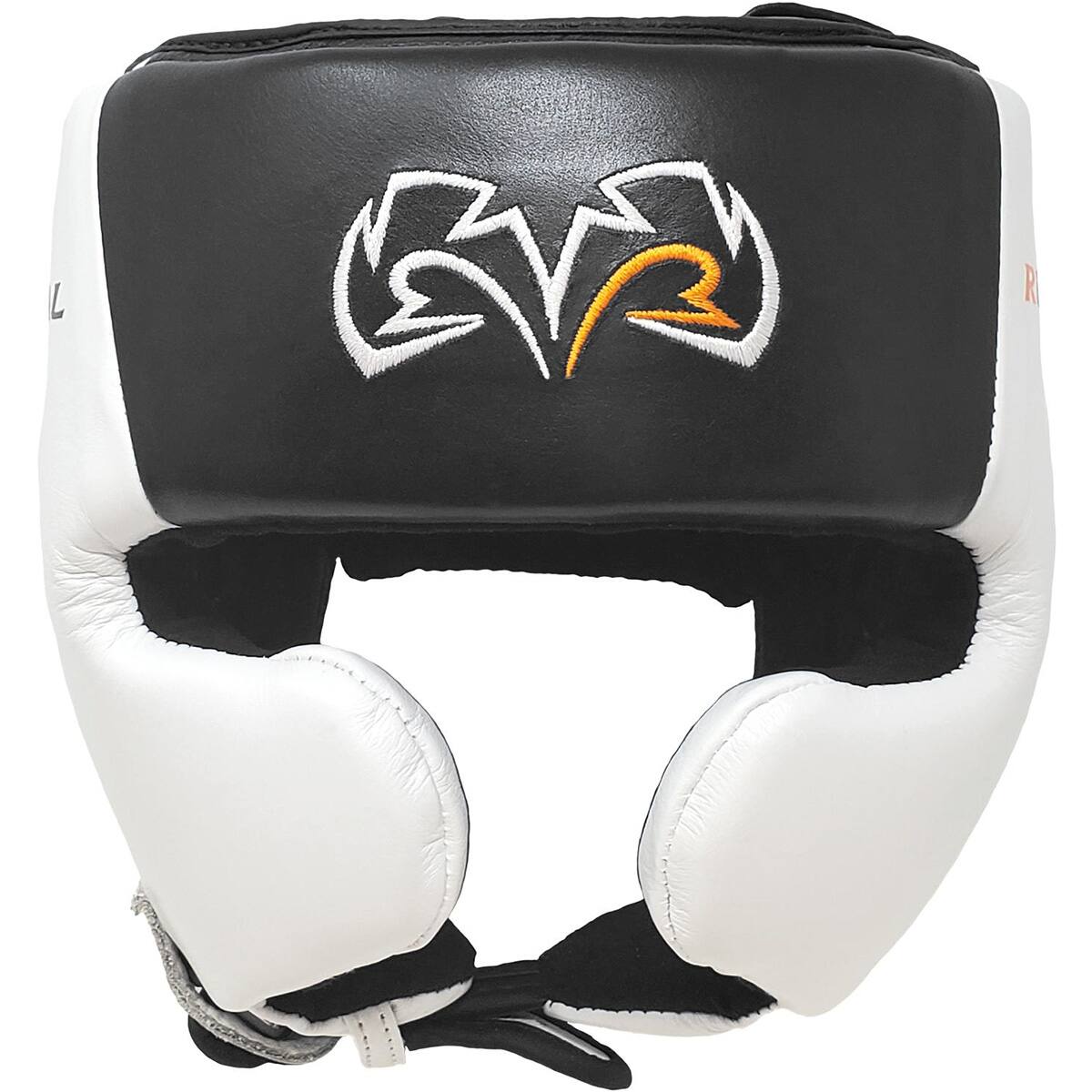 Alt View 1. RIVAL - Rival Boxing RHG20 Traditional Headgear - Small - Black/White - Black/White.