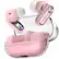 Front. TOZO - TOZO Hybrid ANC Wireless Earbuds, 10mm Drivers Deep Bass, 4 Mics ENC AI Calls, 32 EQ, Bluetooth 5.4, Crystal Case - Pink.