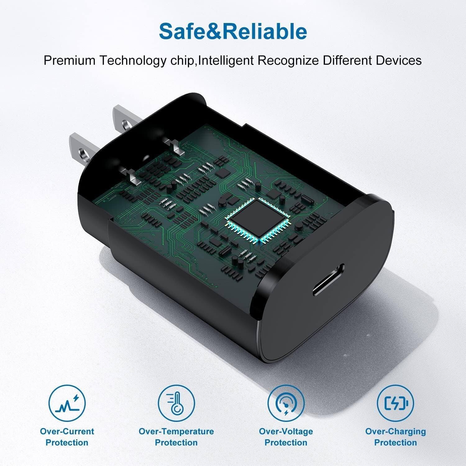 Safe & Reliable
Premium Technology chip, Intelligent Recognize Different Devices

Over-Current Protection
Over-Temperature Protection
Over-Voltage Protection
Over-Charging Protection