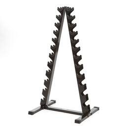 Power Systems - Vertical Dumbbell Rack, Holds 24 Dumbbells - Black