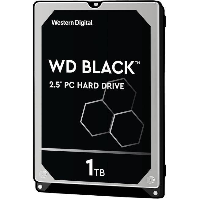 Western Digital - Black WD10SPSX 1 TB Hard Drive - 2.5" Internal - SATA (SATA/600) - Desktop PC, Notebook, Gaming Console
