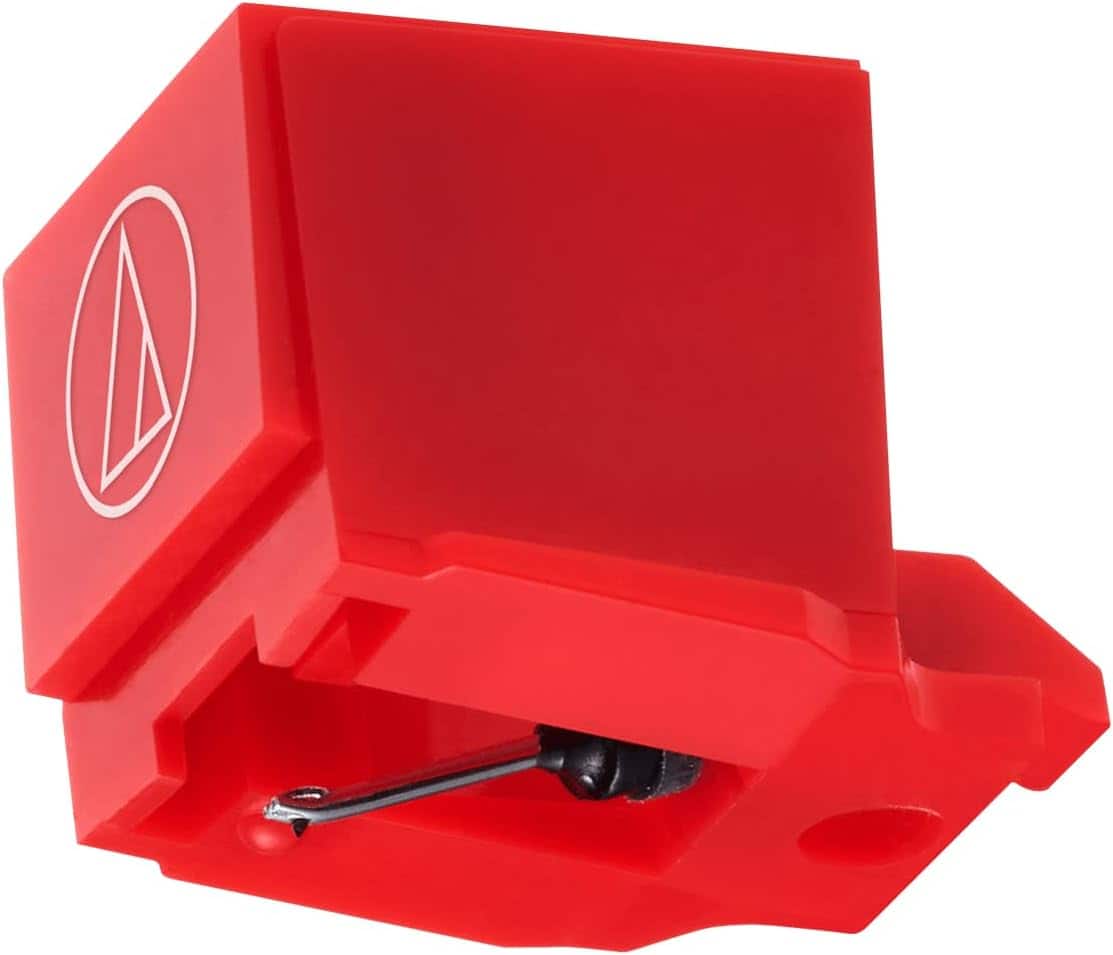 Audio-Technica - Replacement Conical Turntable Stylus for AT91R - Red