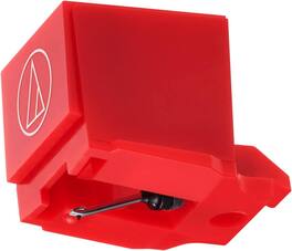 Audio-Technica - Replacement Conical Turntable Stylus for AT91R - Red