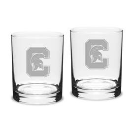 Jardine - Capital University Crusaders 14oz. 2-Piece Classic Double Old-Fashioned Glass Set - Multicolor