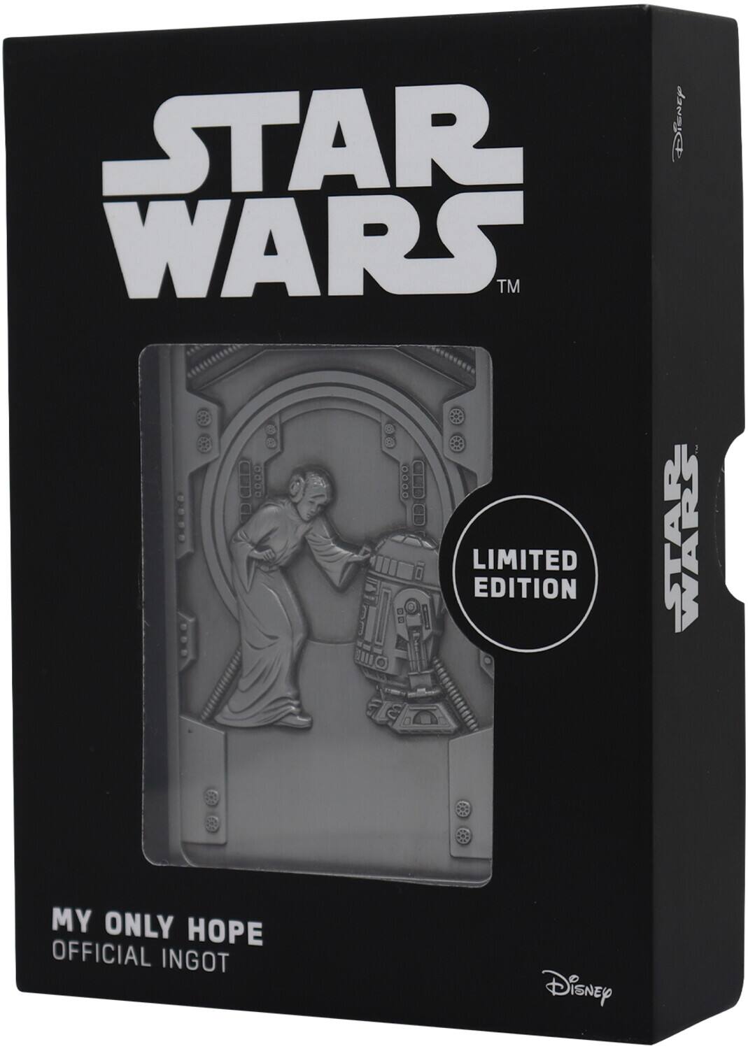STAR WARS™ LIMITED EDITION  
MY ONLY HOPE  
OFFICIAL INGOT  
Disney