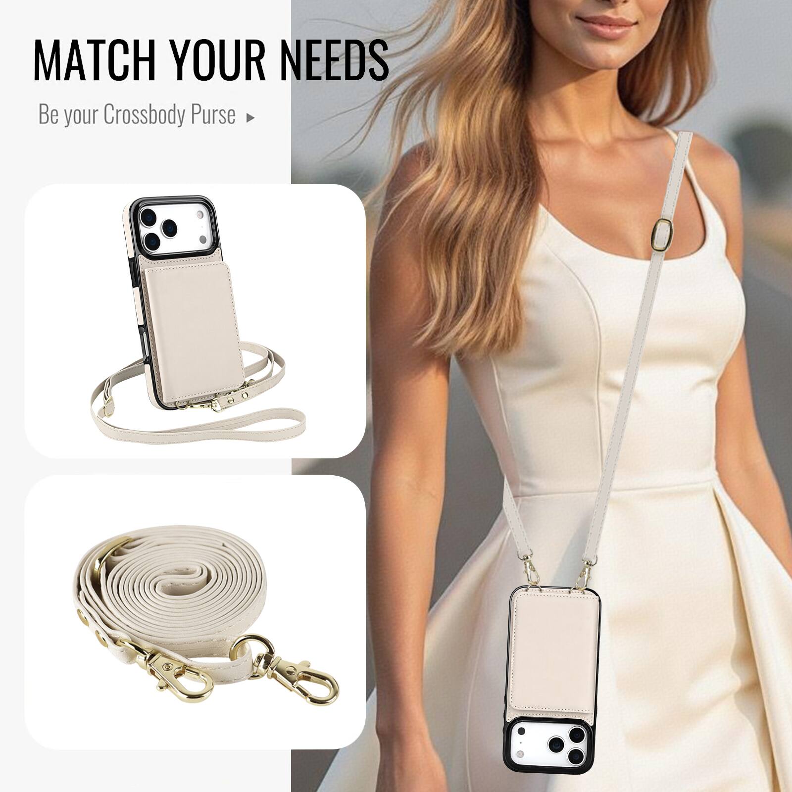 MATCH YOUR NEEDS  
Be your Crossbody Purse