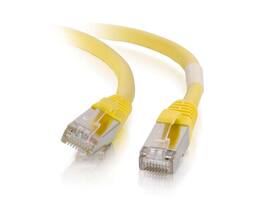 Cables to Go - C2G 00870 Cat6 Cable - Snagless Shielded Ethernet Network Patch Cable, Yellow (14 Feet, 4.26 Meters)