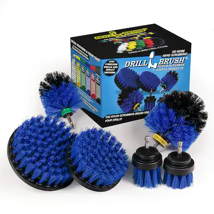 DRILL BRUSH
NO MORE HAND SCRUBBING!
DRILL BRUSH - DRILLS AND POWER SCRUBBER
IMPACT DRIVERS
USEFUL PRODUCTS
THE NYLON SCRUBBING BRUSH FOR YOUR DRILL!!