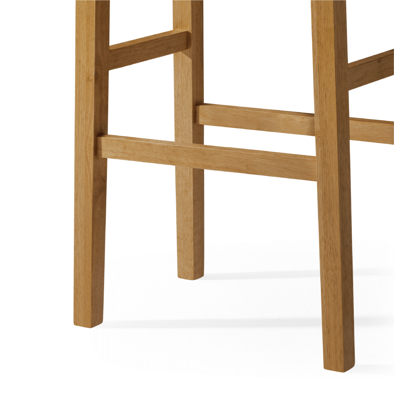 Alt View 8. Maven Lane - 31" Emerson Bar Stool In Weathered Natural Wood Finish With Vegan Leather Seat - Weathered Natural.