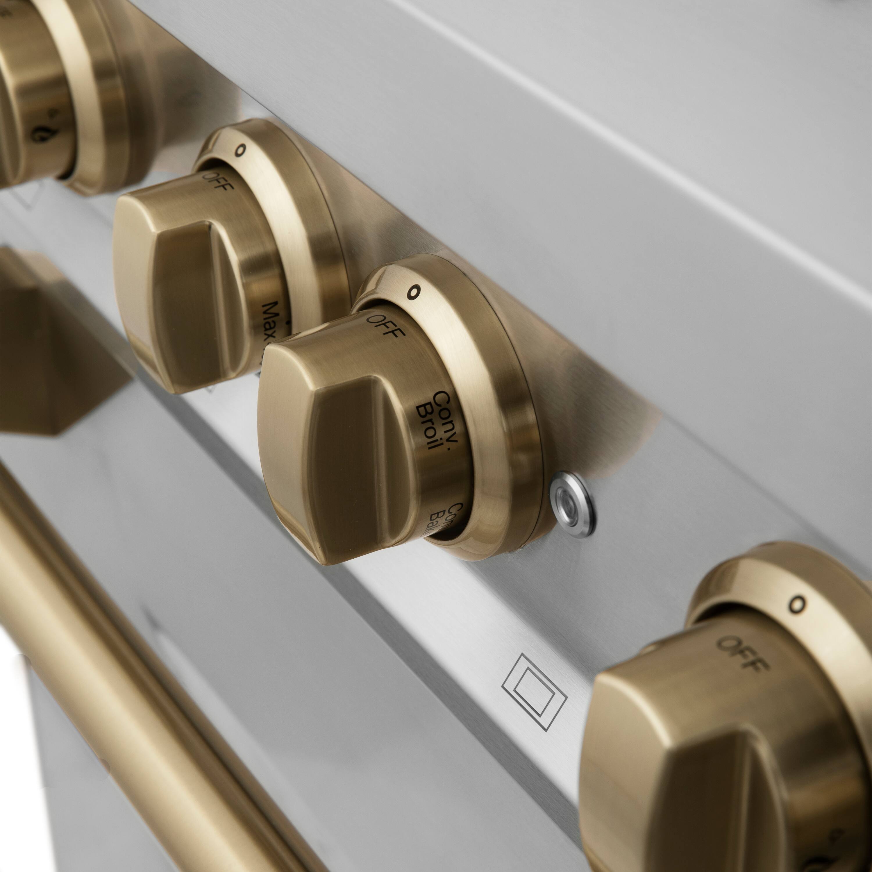 The text on the image reads: "O OFF Max O OFF Broil Conv. B S O OFF." This text is grouped as follows:

1. "O OFF": This is a control for turning off the oven.
2. "Max": This is a control for setting the maximum temperature for the oven.
3. "O OFF": This is a control for turning off the broiler.
4. "Broil Conv. B S O OFF": This is a control for the broiler, which can be turned on or off.