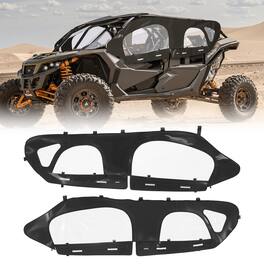 VEVOR - Cab Enclosure Upper Doors, Compatible with Can-Am Maverick X3 MAX 4-Seater 2017-2024, Soft Upper Doors - Black