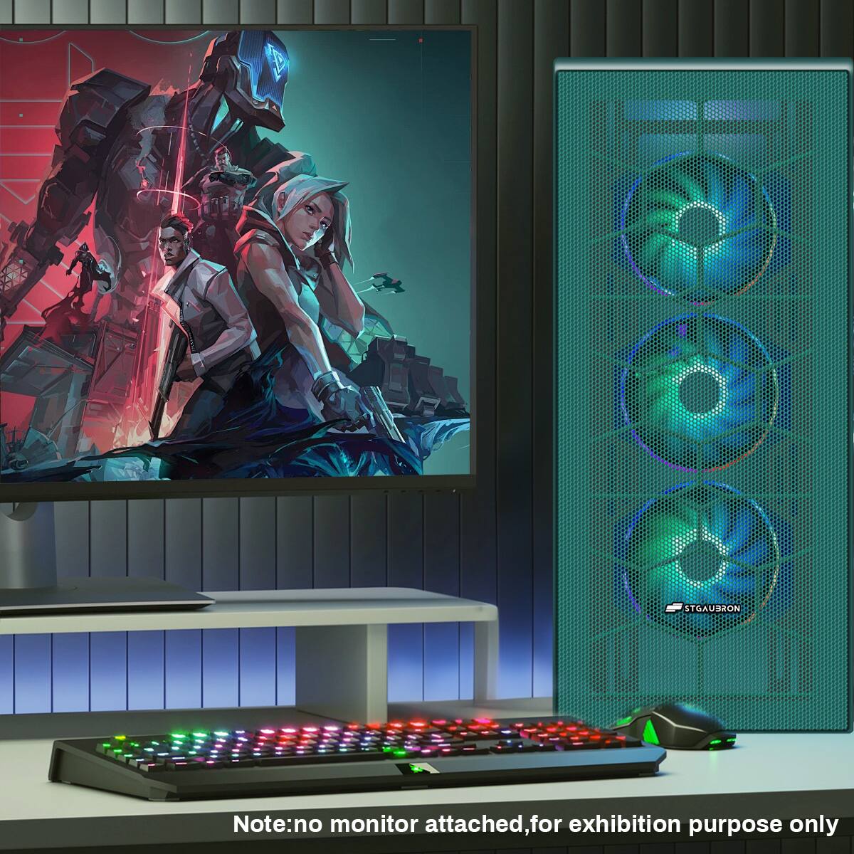 STGAUSRON

Note: no monitor attached, for exhibition purpose only