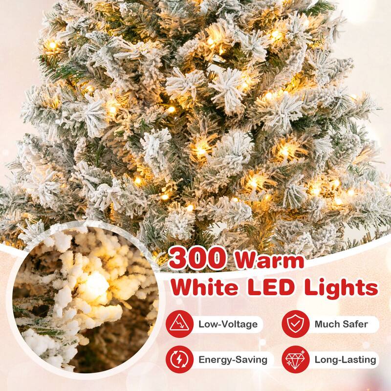 300 Warm White LED Lights

- Low-Voltage
- Much Safer
- Energy-Saving
- Long-Lasting