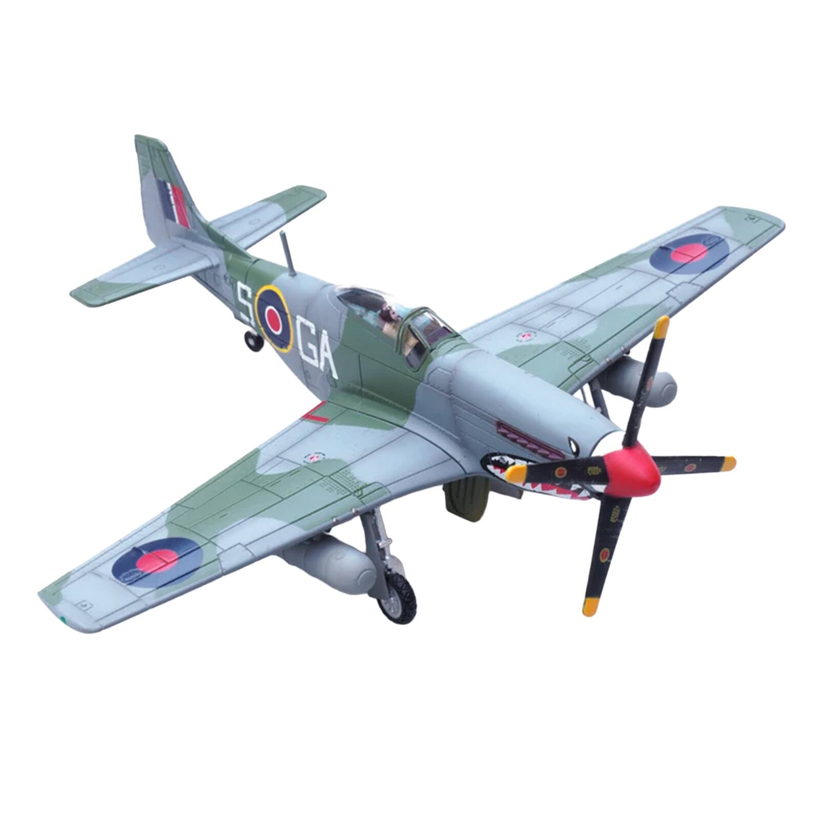 Alt View 2. Legion - North American Mustang Mk.IV Aircraft Royal Air Force 1/72 Diecast Model Airplane by Legion.